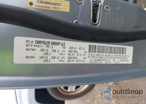 2014 Jeep Patriot Sport from USA, damaged, VIN 1C4NJRBBXED507073